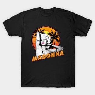 Madonna // Sunset 80s Retro T-Shirt